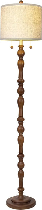 65.5" Natural Real Wood Floor Lamp - Image 8