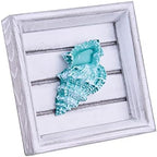 LODOCAVE Seashell Starfish 3D Art Beach Wall Decor, 6.3"x6.3" - Image 7
