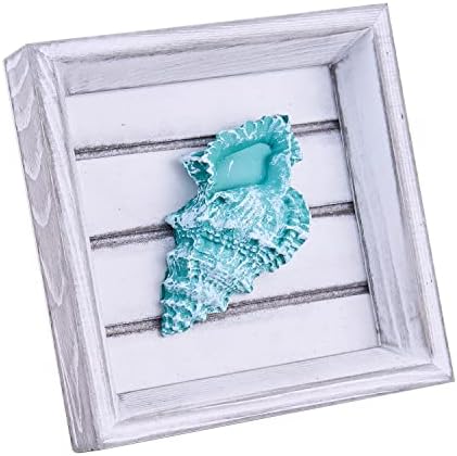 LODOCAVE Seashell Starfish 3D Art Beach Wall Decor, 6.3"x6.3" - Image 7