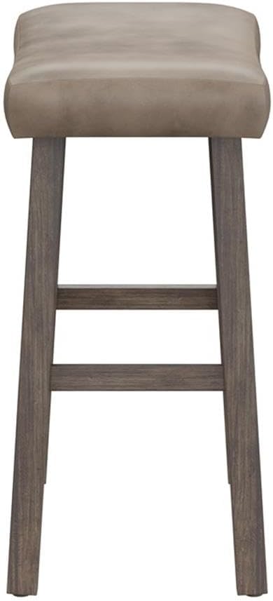 Hillsdale Furniture Saddle Counter Stool, Rustic Gray - Image 9