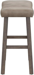 Hillsdale Furniture Saddle Counter Stool, Rustic Gray - Image 9