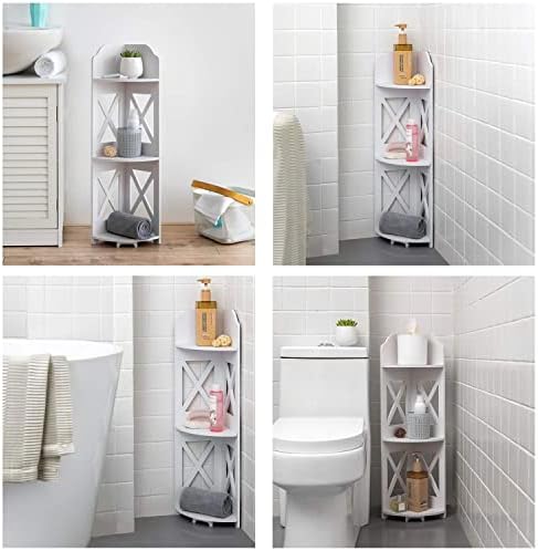 J JINXIAMU Corner Shelf Small Bathroom: Frees Up 65% Bath Space for Renters - Image 3