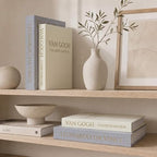 MAOBUYOU Decorative Linen Book Set of 2, Faux Book Storage Box, Coffee Table and Bookshelf Decor - Image 3