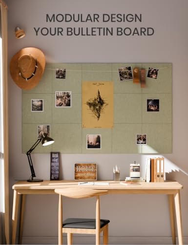 Fluxynara Felt Bulletin Board & Cork Board Alternative 48'' x 36'' - 12 Pack - Image 6
