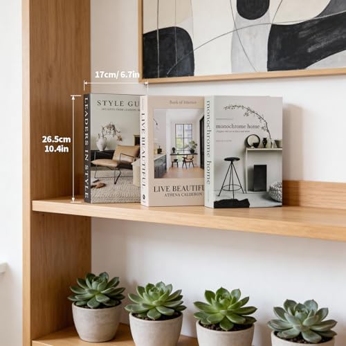 3 PCS Faux Decorative Books for Home Decor-Coffee Table Books Decor - Image 5
