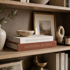 Aesthetic Decorative Books - Set of 2 Linen Boxes with Gold Lettering, Enhance Your Coffee Table, Bookshelf or Mantle Decor - Fake/Faux Books for Home Decoration, Photo & Keepsake Storage - Image 3
