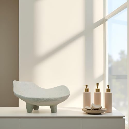 Braxio Decorative Bowl Organic Home Decor - Resin Key Tray for Entryway Table Modern Fruit Bowl for Kitchen Counter Centerpiece Catch All Bowls 10.5 x 9.3 x 4.7 Inch - Image 5