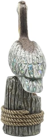 Lukitas Standing Pelican Statue and Sculpture Coastal Decor, Resin 14'' - Image 5