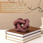 Yalikop 3 Link Wood Knot Decor Rustic Table Shelf Accents, Reddish-Brown - Image 4