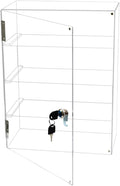 4 Shelf Clear Acrylic Display Case by Tozcozus