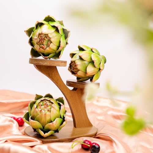 3 Pcs Large Faux Artichokes, Bowl Filler Decor for Home Kitchen - Image 6