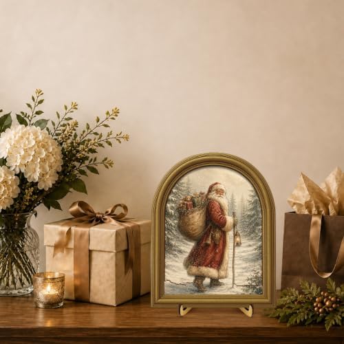 Christmas Decor Vintage Santa Claus Gift Sack Wall Art Sign Table Decor - Image 7