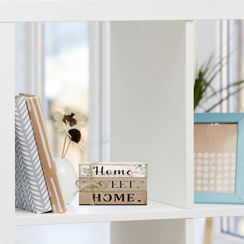 Mini Decorative Books For Home Decor, Small Wood Book Stack For Table Decor, Home Sweet Home decoration Books For Living Room Bookshelf, Farmhouse Stacked Books decoration（L49) - Image 4