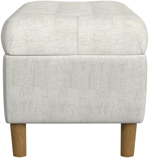 Homepop Home Decor | Tufted Ainsley Button Storage Ottoman Bench - Image 7