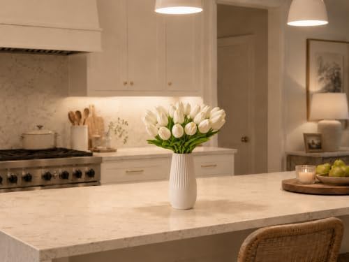 Mandy's 28pcs Artificial White Tulips - Image 5