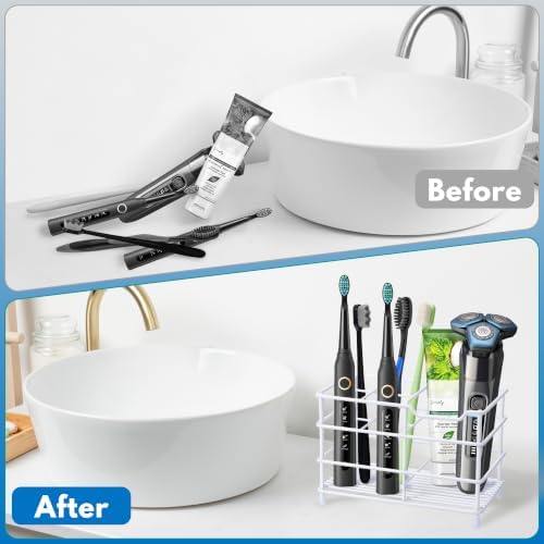 Electric Toothbrush Holders for Bathrooms 304 Stainless Steel Quick Drying - Image 5