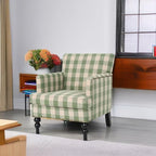 Christopher Knight Home Eve Modern Upholstered Club Chair, Wooden Living Room - Image 5