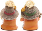 Hodao Fall Decorations for Home - Thanksgiving Gnome Figurines with Sunflower and Pumpkin, Resin Harvest Autumn Decor, Rustic Holiday Accent, for Family, Friends and Housewarming - Image 4