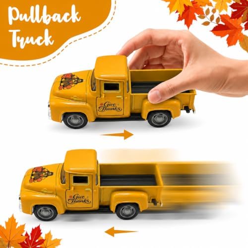 Thanksgiving Turkey Decorations - Vintage Turkey Truck Decor - Image 5