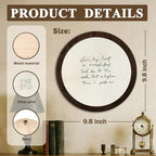CFFJLHN Christian Bible Wall Art Decor, Psalm 69 Bible Verse Religious Scripture Round Wood Hanging Wall Decor for Home Bedroom Living Room Church Prayer Room, 10x10 Inch - Image 7