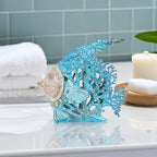 VVGIFTS Beach Coastal Coral Reef Angelfish Home Office Bathroom Decor Gift - Image 4