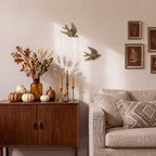 2 Piece Vintage Swallow Wall Decor, 4.7 Inch 3D Resin Bird Art Sculptures - Image 4
