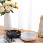 5.91'' Large Decorative Marble Bowl for Home Decor, Key, Incense Burner, Smudge, Coffee Tables Centerpiece, Soap Serving (Black) - Image 4
