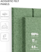 Fluxynara Felt Bulletin Board & Cork Board Alternative 36'' x 24'' - 6 Pack - Image 4