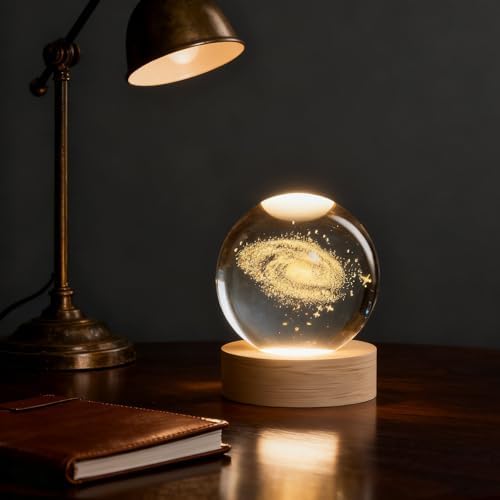Galaxy Crystal Ball 2.4 inch Universe Gifts for Men Space Lovers - Image 4