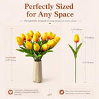 Mandy's 20pcs Artificial Sunset Tulips - Image 3
