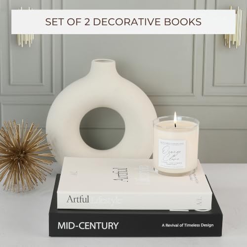 Aesthetic Decorative Books Set of 2 - Stylish Boxes for Coffee Table Decor - Image 2