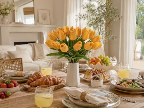 Mandy's 20pcs Artificial Gold Tulips - Image 5