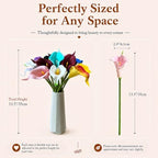 Mandy's 20pcs Multicolor Calla Lily Artificial Flowers - Image 3