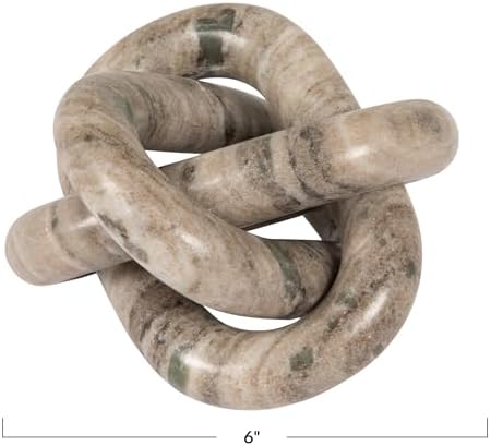 Bloomingville Marble Chain Link, Beige - Image 2