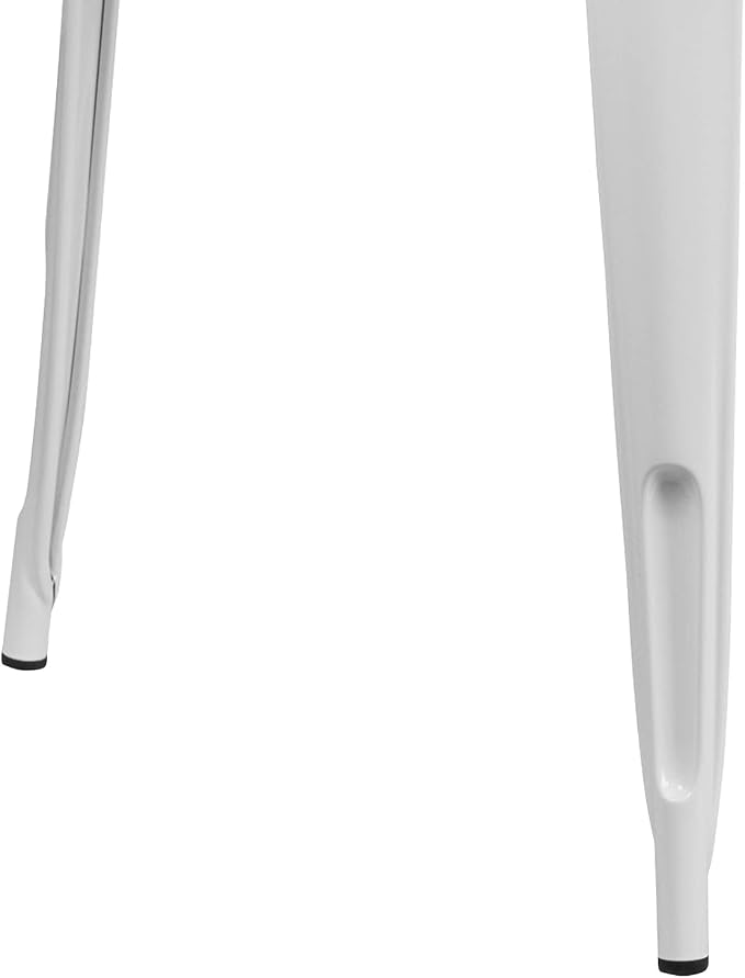 Flash Furniture Charis Commercial Grade 31.5" x 63" Rectangular White Metal - Image 6