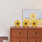 AWISBI 3Pcs Sunflower Decor For Tables, Home Kitchen Standing Wooden Sign - Image 3