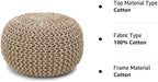 REDEARTH Round Pouf Ottoman - Image 8