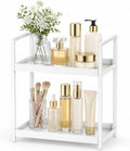 2 Tier Bathroom Counter Shelf Organizer for Skincare Makeup by Oasiteege