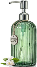 JASAI 18Oz Green Soap Dispenser with Rust Proof Pump by JASAIHOME