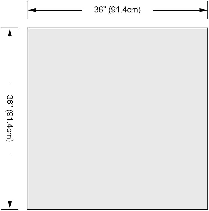 Dulles Glass 36 inch Square Glass Table Top - Image 3