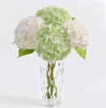4PCS Green Hydrangea Artificial Flowers, Latex UV Resistant Fake Flowers by Unknown