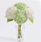 4PCS Green Hydrangea Artificial Flowers, Latex UV Resistant Fake Flowers by Unknown