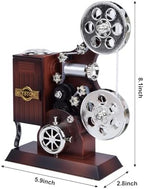 POPGIFTS Movie Projector Music Box, Mini Antique Vintage Music Box Plays - Image 3