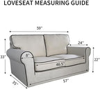 PureFit Reversible Quilted Couch Covers - Image 6