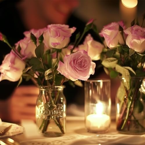 Real Touch Artificial Roses, 8PCS Long Stem Faux Flowers with Gift Box Packaging, Allergy-Free Floral Gift Set, Realistic Fake Roses for Home, Kitchen, Office, Wedding Décor, Gift Arrangement - Image 6