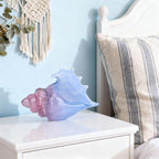 Hand-Blown Glass Conch Sculpture, Coastal Home Decor Conch Horn, Glass Art Seashell Ornament, Office, Living Room Tabletop Centerpiece, Bathroom Shelf top and Cabinet Decoration. - Image 5