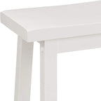 Amazon Basics Solid Wood Saddle-Seat Counter Height Bar Stools - Image 7