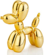 4 Inch Shiny Gold Balloon Dog Sculpture by AMOIENSIS