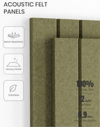 Fluxynara Felt Bulletin Board & Cork Board Alternative 36'' x 24'' - 6 Pack - Image 5