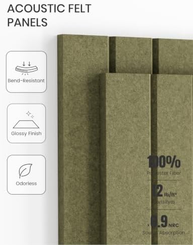 Fluxynara Felt Bulletin Board & Cork Board Alternative 36'' x 24'' - 6 Pack - Image 5